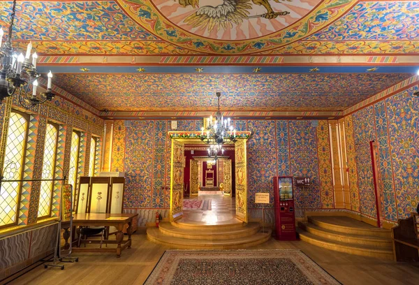Moscú Rusia Noviembre 2019 Interior Del Palacio Castillo Madera Ruso — Foto de Stock