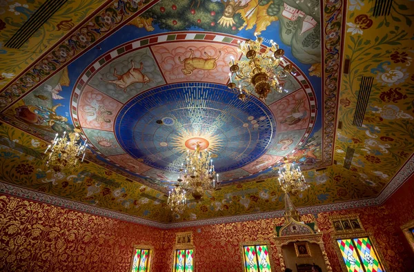 Moscú Rusia Noviembre 2019 Interior Del Palacio Castillo Madera Ruso — Foto de Stock