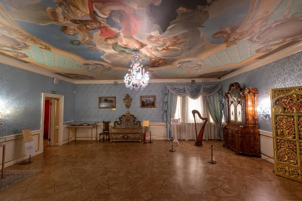 Moscou Rússia Novembro 2019 Interior Palácio Castelo Madeira Russo Dvorets — Fotografia de Stock