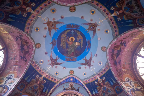 Μόσχα Ρωσία Σεπτεμβρίου 2019 Εσωτερικό Του Καθεδρικού Ναού Των Θεοφανείων — Φωτογραφία Αρχείου