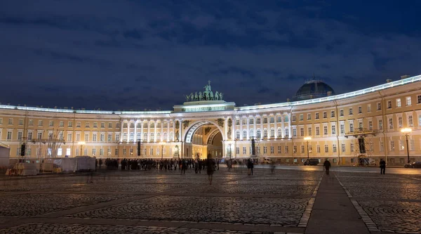 Sankt Petersburg Russland November 2019 Winterpalastplatz Und Gebäude Des Generalstabs — Stockfoto