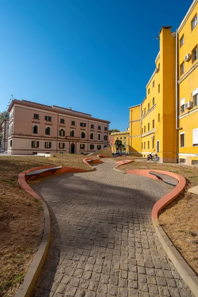 Tirana Albânia Outubro 2019 Exterior Bunkart Bunker Nuclear Tirana Centro — Fotografia de Stock