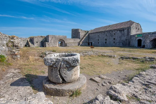 Ruinen Der Burg Und Festung Rozafa Kirche Stephan Shkoder Albanien — Stockfoto