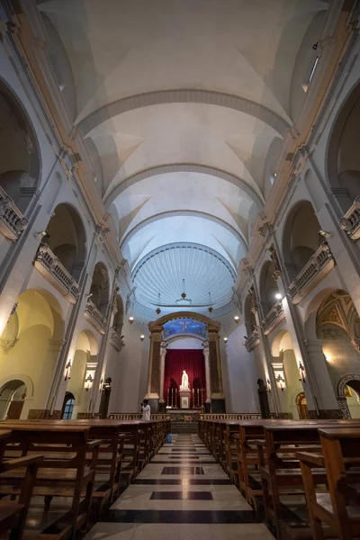 Barcelona España Interior Parrquia Verge Betlem Iglesia 1553 Situado Final — Foto de Stock