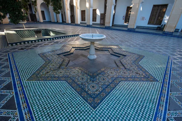 Fes Morocco 2020 Courtyard Dar Batha Museum Fez Medina 이전의 — 스톡 사진