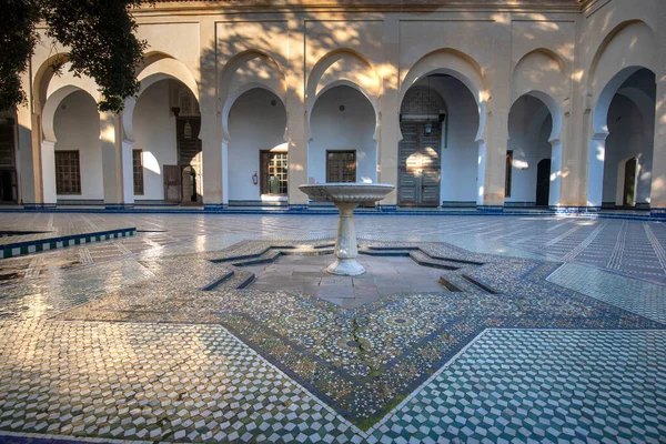 Fez Marruecos 2020 Patio Del Museo Dar Batha Fez Medina — Foto de Stock