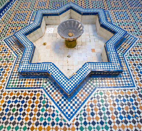 Fes Morocco November 2019 Courtyard Dar Batha Museum Fez Medina — Stock Photo, Image