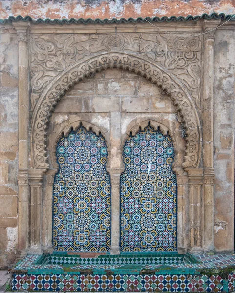 Протилежному Боці Вежі Хасан Рабаті Марокко Столиця Країни Стоїть Прекрасний — стокове фото
