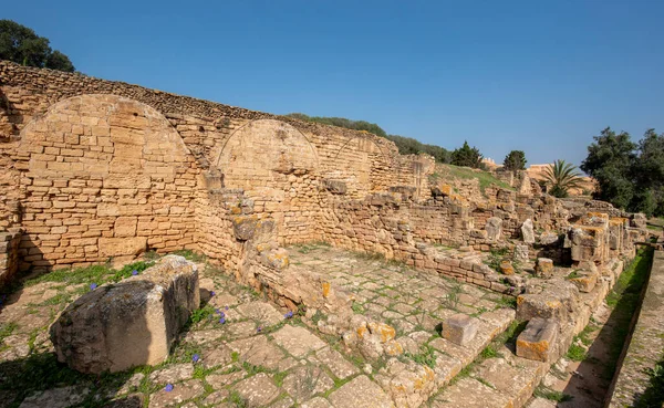 Alte Ruinen Und Bögen Von Chellah Oder Sala Colonia Ist — Stockfoto