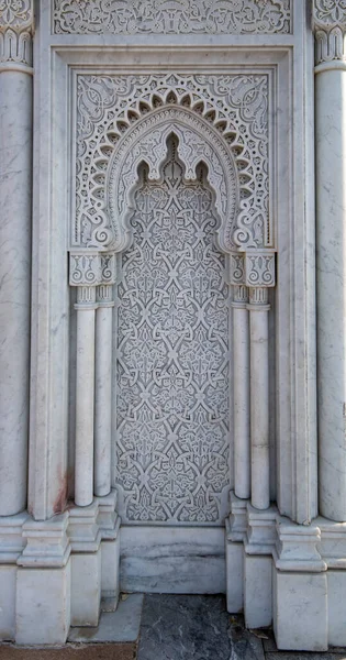 Beautiful Decoration Fountain Front Historical Building Located Side Hassan Tower — Stock Photo, Image