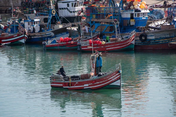 Jadida Morocco 2019 View Port Boats Mazagan City Wall Portuguese — Stock Photo, Image