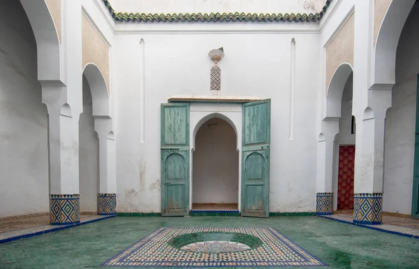 Marrakech Marokkó 2019 Január Marrákesi Múzeum Belseje Dar Menebhi Palotában — Stock Fotó