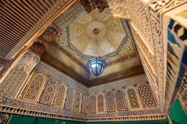 Μαρακές Μαρόκο Ιανουαρίου 2019 Μουσείο Εσωτερικών Μαρακές Βρίσκεται Στο Dar — Φωτογραφία Αρχείου