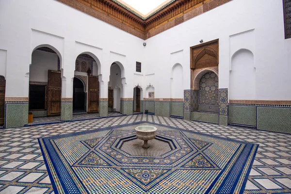 Marrakech Marokko Juli 2019 Binneninterieur Van Dar Said Museum Voor — Stockfoto