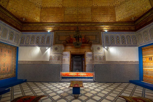 Marrakech Marocko Juli 2019 Interior Dar Said Museum Moroccan Arts — Stockfoto