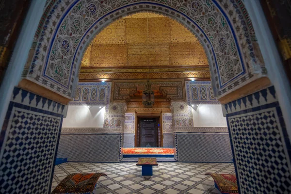 Marrakech Marruecos Julio 2019 Interior Dar Said Museo Artes Marroquíes — Foto de Stock