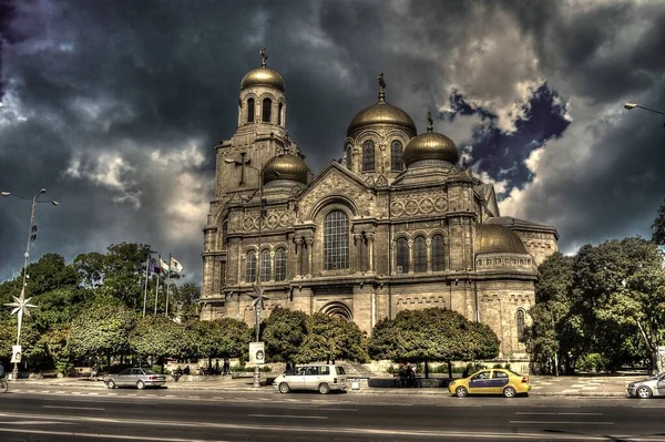 Die Mariä Himmelfahrt Kathedrale Varna Bulgarien Auch Bekannt Als Mariä — Stockfoto