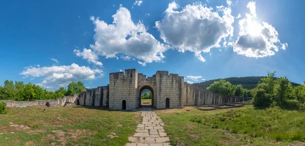 Großes Preslaw Veliki Preslav Schumen Bulgarien Ruinen Der Mittelalterlichen Festung — Stockfoto