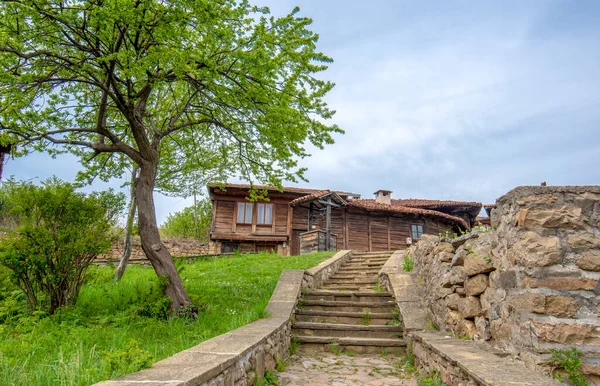 Renouveau Maisons Bulgares Traditionnelles Xixe Siècle Dans Vieille Ville Historique — Photo