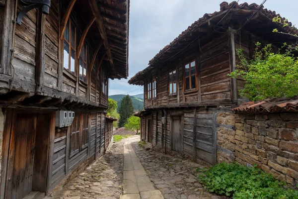 Wiederbelebung Der Traditionellen Bulgarischen Häuser Des Neunzehnten Jahrhunderts Der Historischen — Stockfoto