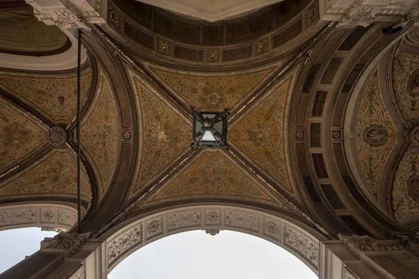 Vienna Austria 2020 Arched Vaults Building Vienna Town Hall Beautiful — Stock Photo, Image