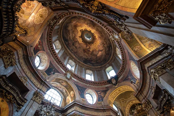 Bécs Ausztria 2020 Január Peterskirche Peterskirche Barokk Római Katolikus Plébánia — Stock Fotó