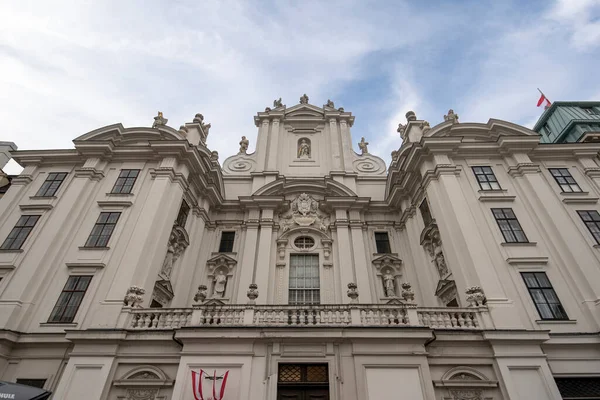 Kirche Hof 奥地利维也纳 宫廷教堂 Church Court 是一座建于1386年至1403年的教堂 — 图库照片