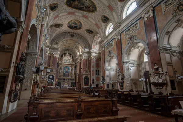 Viena Austria 2020 Interior Basílica Schottenkirche Iglesia Escocesa Iglesia Parroquial — Foto de Stock