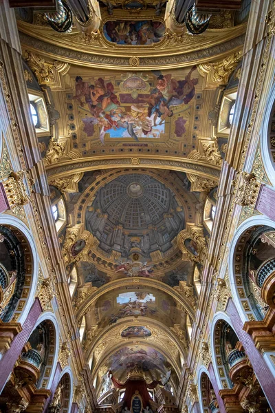 Bécs Ausztria 2020 Jezsuita Templom Jesuitenkirche Belső Tere Más Néven — Stock Fotó