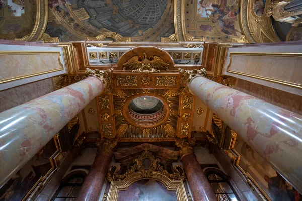 Viena Áustria 2020 Igreja Jesuíta Jesuitenkirche Interior Também Conhecida Como — Fotografia de Stock