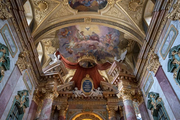 Viena Áustria 2020 Igreja Jesuíta Jesuitenkirche Interior Também Conhecida Como — Fotografia de Stock