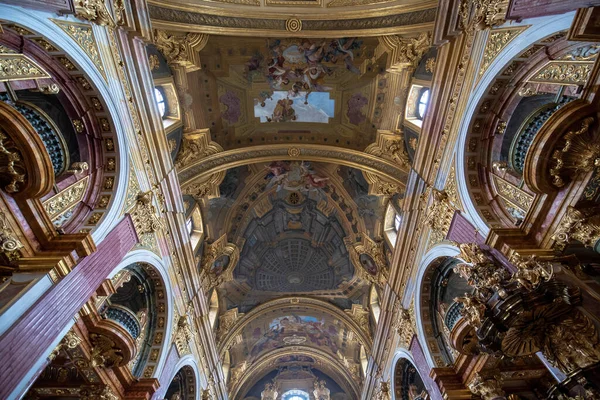 Viena Austria 2020 Iglesia Jesuita Jesuitenkirche Interior También Conocida Como — Foto de Stock