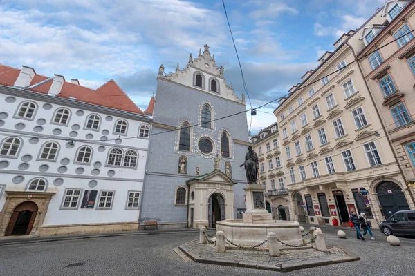 Vídeň Rakousko 2020 Františkánský Kostel Zasvěcený Hieronymu Byl Postaven Renesančním — Stock fotografie