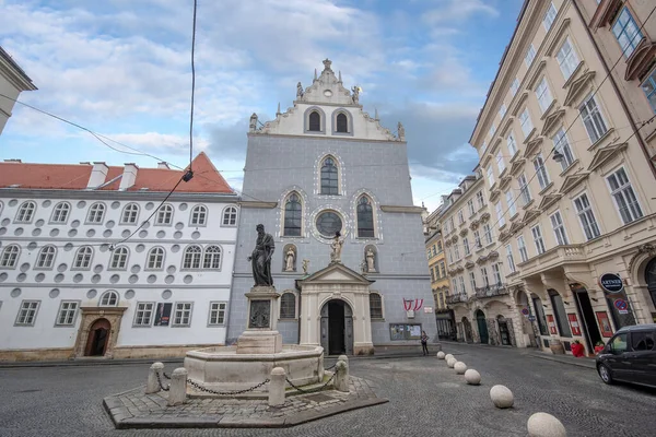 Wien Österreich 2020 Die Dem Heiligen Hieronymus Geweihte Franziskanerkirche Wurde — Stockfoto