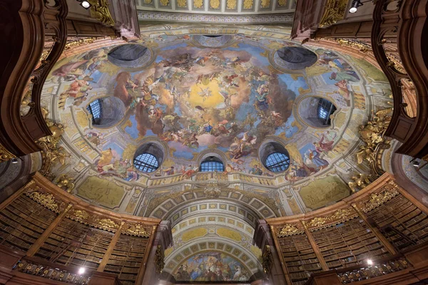 Viena Austria 2020 Interior Biblioteca Nacional Austria Situada Ala Neue — Foto de Stock