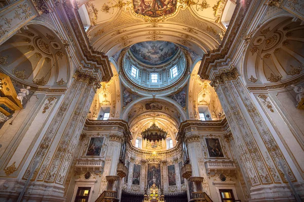 Bergamo Itálie 2020 Interiér Katedrály Citta Alta Cattedrale Bergamo Římskokatolické — Stock fotografie