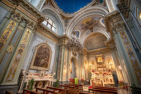 Bari Puglia Itália Fevereiro 2019 Interior Igreja Santa Maria Monte — Fotografia de Stock