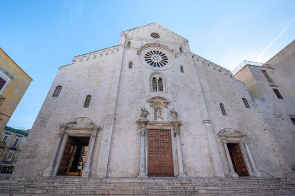 Bari Puglia Italië Februari 2019 Kathedraal Van Bari Italiaans Duomo — Stockfoto