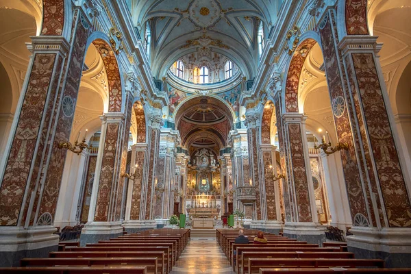 Monopoli Puglia Italia Marzo 2019 Interior Catedral María Santissima Della — Foto de Stock