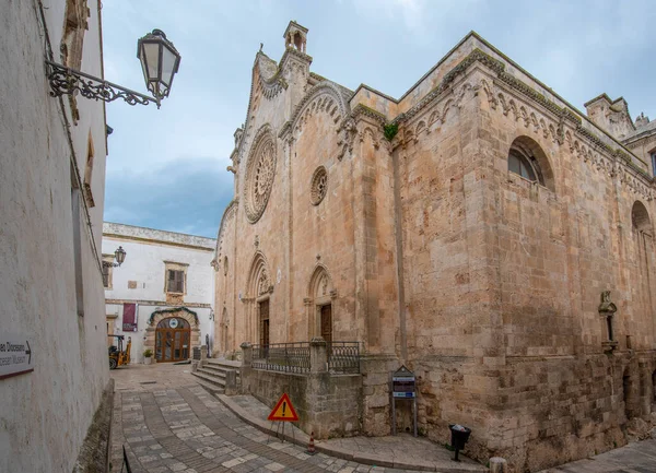 Rooms Katholieke Kathedraal Ostuni Brindisi Apulië Puglia Italië Toewijding Aan — Stockfoto