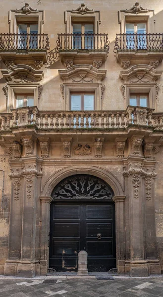 Lecce Puglia Marzo 2019 Centro Storico Medievale Nel Centro Storico — Foto Stock