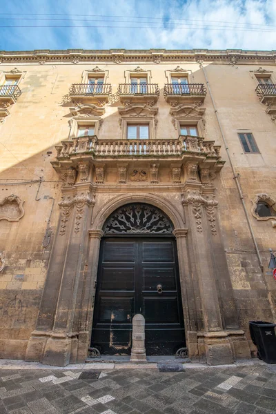 Lecce Puglia Talya Mart 2019 Eski Şehrin Ortaçağ Tarihi Merkezi — Stok fotoğraf