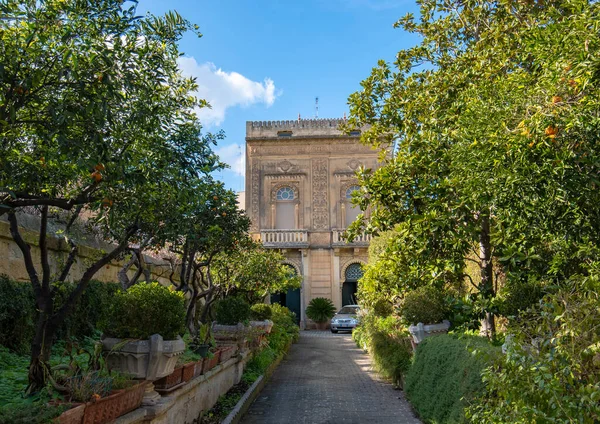 Lecce Puglia Itálie Března 2019 Barokní Dům Historické Centrum Starého — Stock fotografie