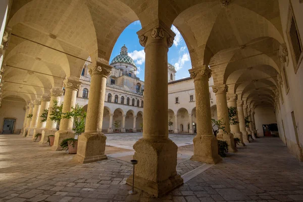 Lecce Puglia Italy March 2019 Courtyard University Salento Unisalento Universita — Stock Photo, Image