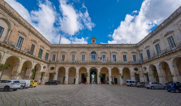 Lecce Puglia Itálie Března 2019 Palazzo Della Provincia Palác Provincie — Stock fotografie