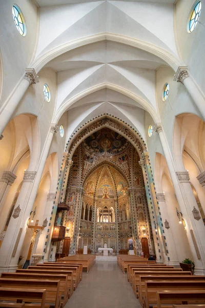 Lecce Puglia Italy March 2019 Interior Church Parish Anthony Fulgentius — Stock Photo, Image