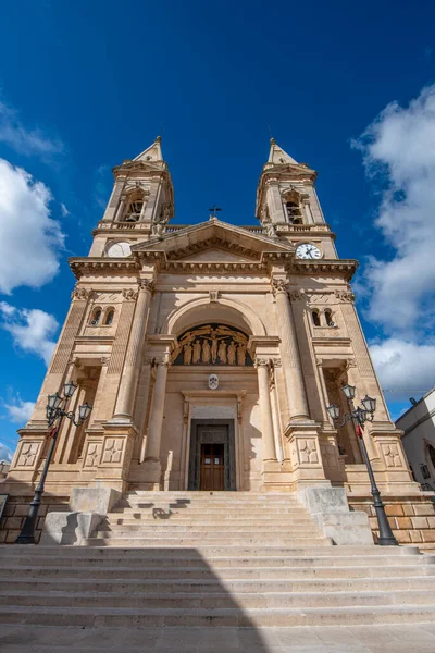 Базиліка Собору Святих Космів Даміана Parrocchia Santuario Basilica Cosma Damiano — стокове фото