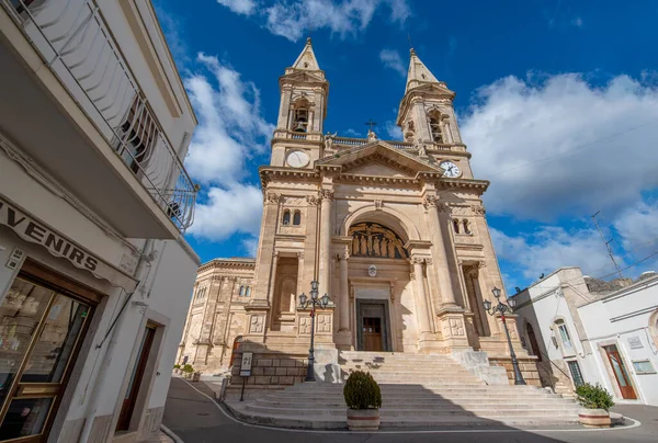 Cathedral Basilica Saints Cosmas Damian Parrocchia Santuario Basilica Cosma Damiano — Stock Photo, Image