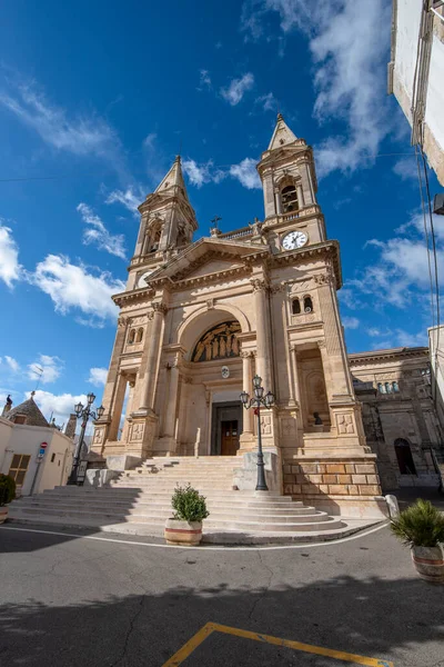 Katedralen Basilica Saints Cosmas Och Damian Parrocchia Santuario Basilica Cosma — Stockfoto