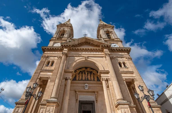 Katedralen Basilica Saints Cosmas Och Damian Parrocchia Santuario Basilica Cosma — Stockfoto